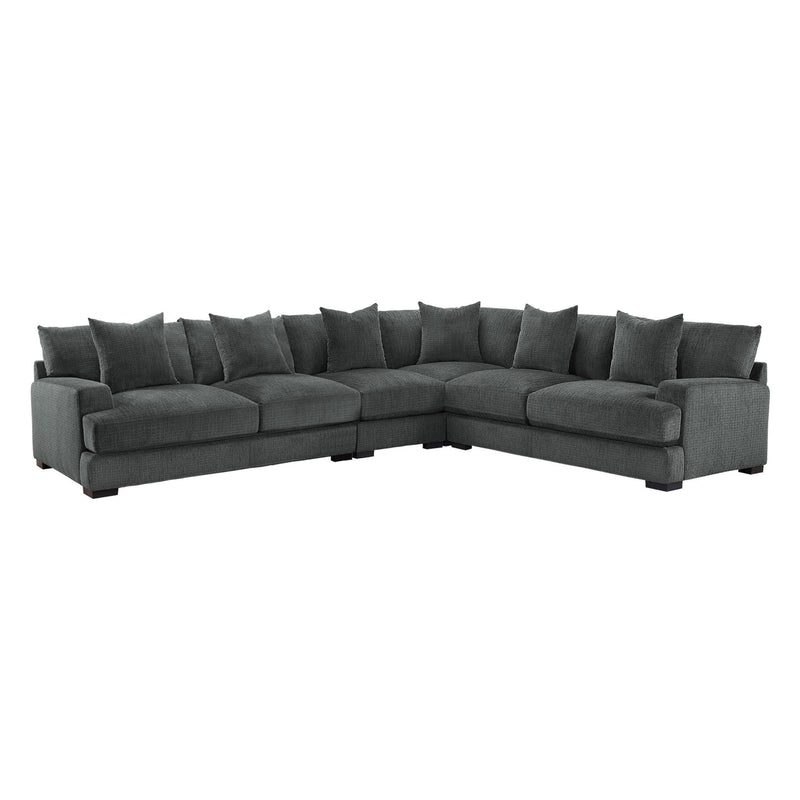 Worchester Dark Gray 4 - Piece Modular Sectional - DMV FurnitureSectional