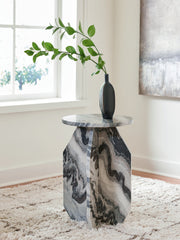 Wrenlane White/Black Accent Table - A4000646