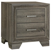 Wright 4-piece Eastern King Bedroom Set Brown Oak - 223341KE-S4