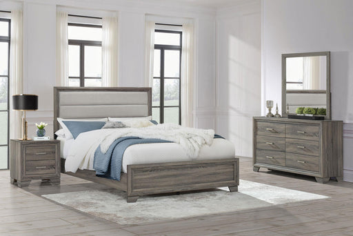 Wright 4-piece Queen Bedroom Set Brown Oak - 223341Q-S4