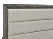 Wright 52-inch Upholstered Queen Bed Brown Oak - 223341Q