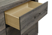 Wright 6-drawer Dresser Cabinet Brown Oak - 223343