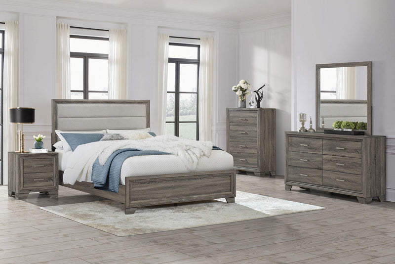 Wright Dresser Mirror Brown Oak - 223344