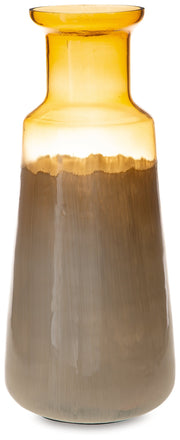 Wynburg White/Amber Vase - A2000724