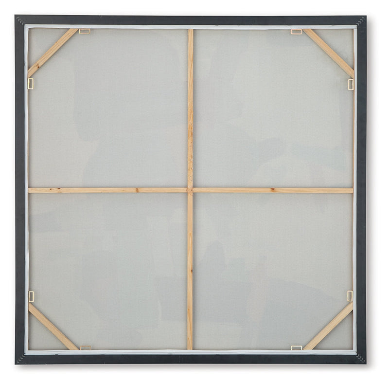 Wynburn White/Blue/Green Wall Art - A8000442