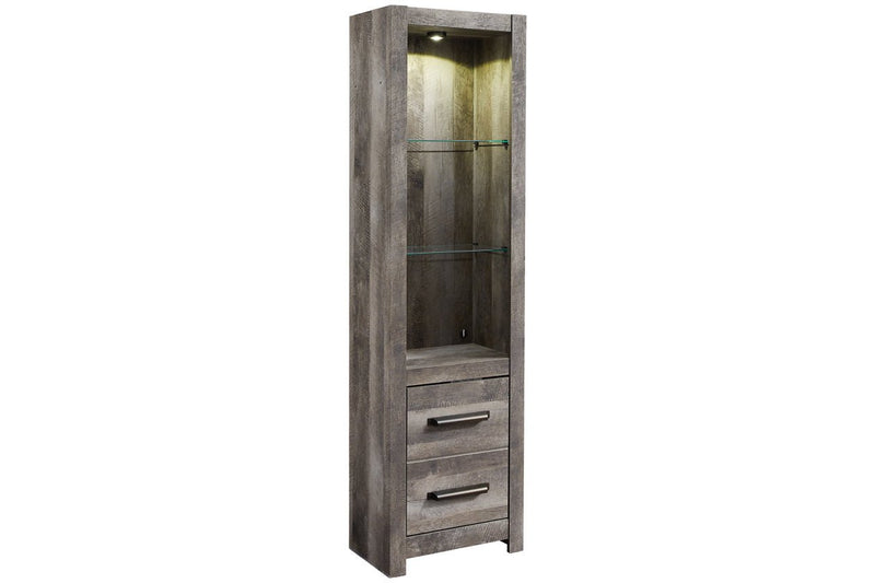 Wynnlow Gray 4 - Piece Entertainment Center with Electric Fireplace - DMV FurnitureEntertainment Center