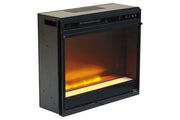 Wynnlow Gray 4 - Piece Entertainment Center with Electric Fireplace - DMV FurnitureEntertainment Center