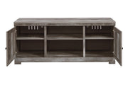 Wynnlow Gray 4 - Piece Entertainment Center with Electric Fireplace - DMV FurnitureEntertainment Center