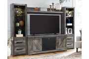 Wynnlow Gray Bridge - DMV FurnitureEntertainment Center