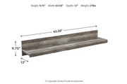 Wynnlow Gray Bridge - DMV FurnitureEntertainment Center