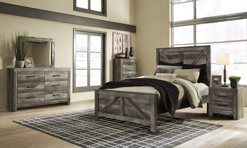 Wynnlow Gray Crossbuck Panel Bedroom Set - DMV FurnitureBedroom Set