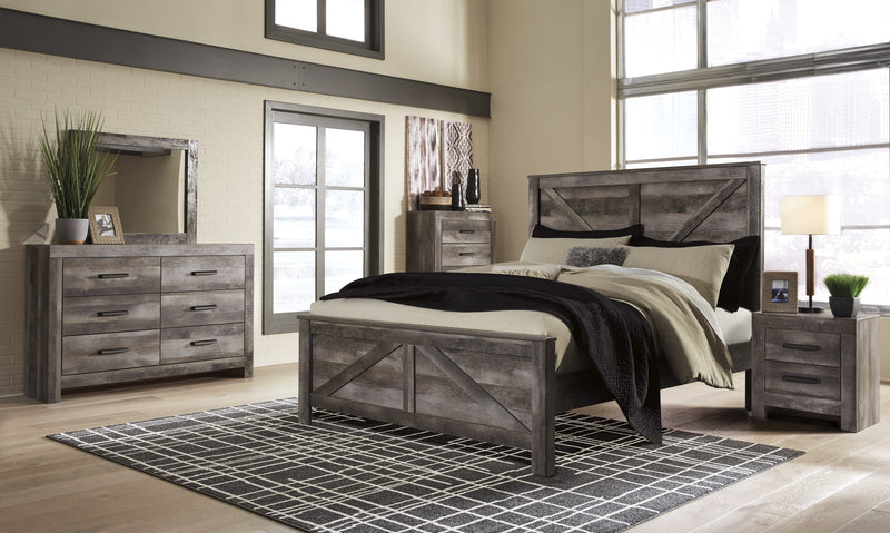 Wynnlow Gray Crossbuck Panel Bedroom Set - DMV FurnitureBedroom Set