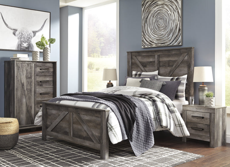 Wynnlow Gray Crossbuck Panel Bedroom Set - DMV FurnitureBedroom Set