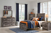 Wynnlow Gray Crossbuck Panel Youth Bedroom Set - DMV FurnitureYouth Bedroom Set