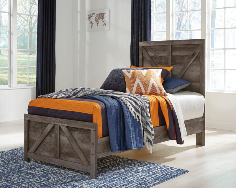 Wynnlow Gray Crossbuck Panel Youth Bedroom Set - DMV FurnitureYouth Bedroom Set