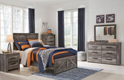 Wynnlow Gray Crossbuck Panel Youth Bedroom Set - DMV FurnitureYouth Bedroom Set