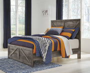 Wynnlow Gray Full Crossbuck Panel Bed - DMV FurnitureFull Bed
