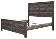 Wynnlow Gray King Crossbuck Panel Bed - DMV FurnitureKing Bed