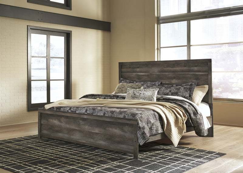 Wynnlow Gray King Panel Bed - DMV FurnitureKing Bed