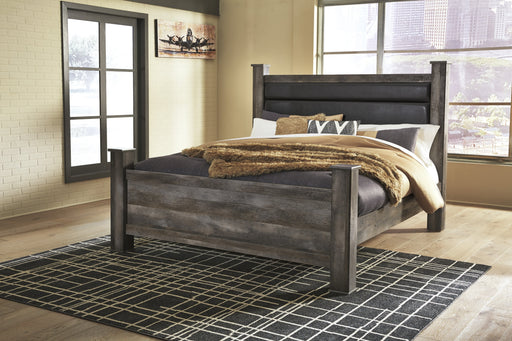 Wynnlow Gray King Poster Bed - DMV FurnitureKing Bed