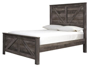 Wynnlow Gray Queen Crossbuck Panel Bed - DMV FurnitureQueen Bed