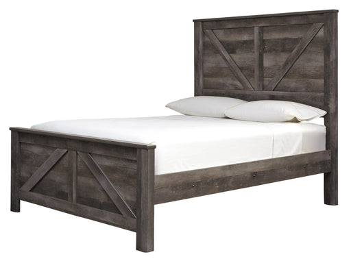Wynnlow Gray Queen Crossbuck Panel Bed - DMV FurnitureQueen Bed