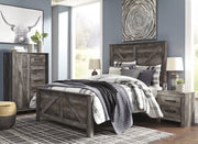 Wynnlow Gray Queen Crossbuck Panel Bed - DMV FurnitureQueen Bed