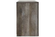 Wynnlow Gray TV Stand with Electric Fireplace - DMV FurnitureTV Stand