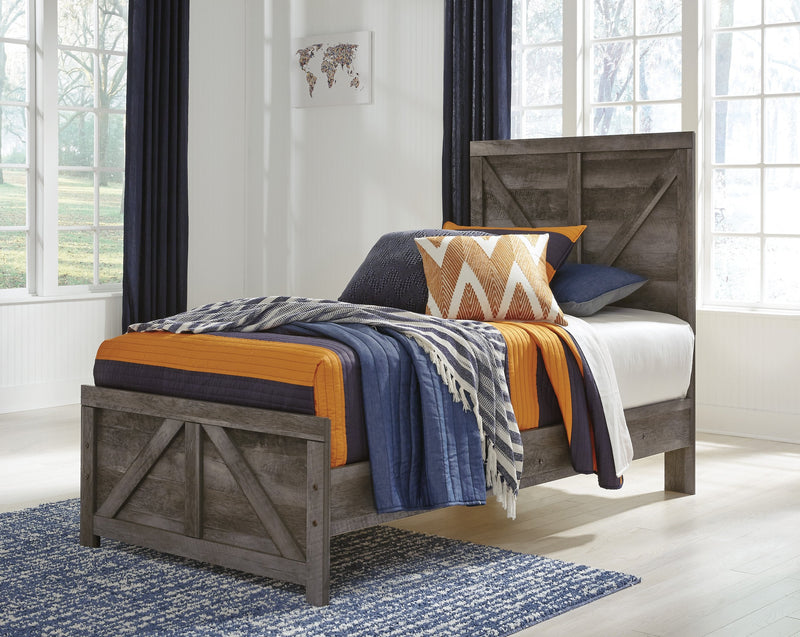 Wynnlow Gray Youth Crossbuck Panel Bedroom Set - DMV FurnitureYouth Bedroom Set