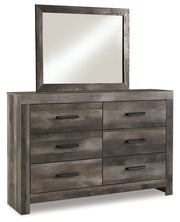 Wynnlow King Panel Bed with Mirrored Dresser, Chest and 2 Nightstands in Gray - PKG006365