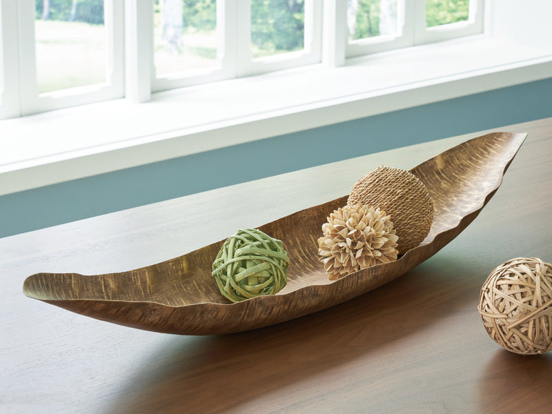 Wystenburg Antique Gold Finish Tray - A2000744