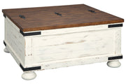 Wystfield White/Brown Coffee Table - DMV FurnitureCoffee Table