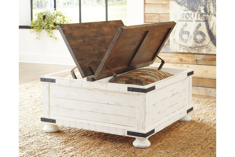 Wystfield White/Brown Coffee Table - DMV FurnitureCoffee Table