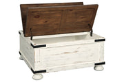 Wystfield White/Brown Coffee Table - DMV FurnitureCoffee Table