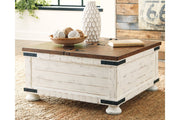 Wystfield White/Brown Coffee Table - DMV FurnitureCoffee Table