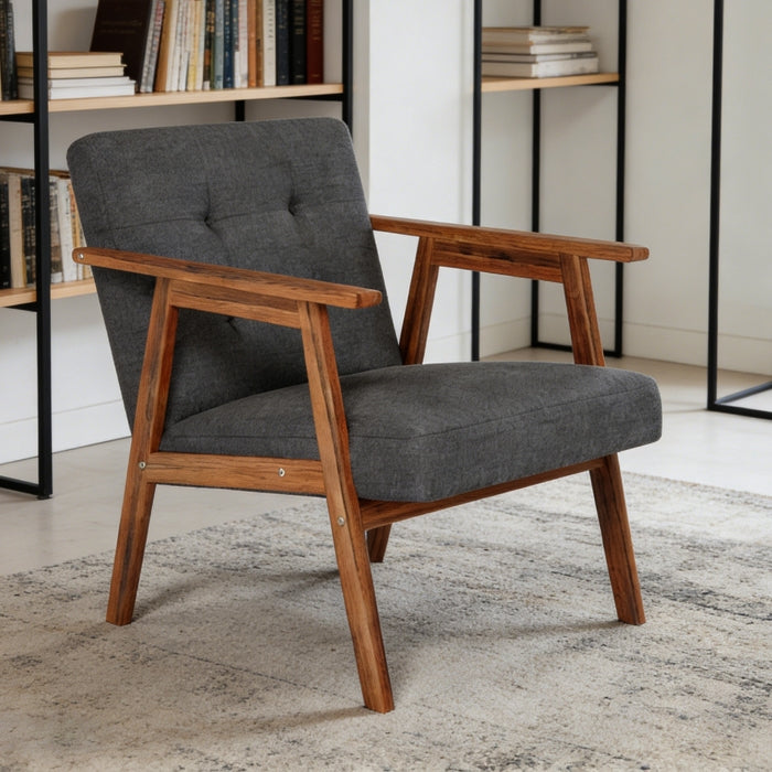 YM18835ACD02 Accent Chair (Gray) - YM18835ACD02