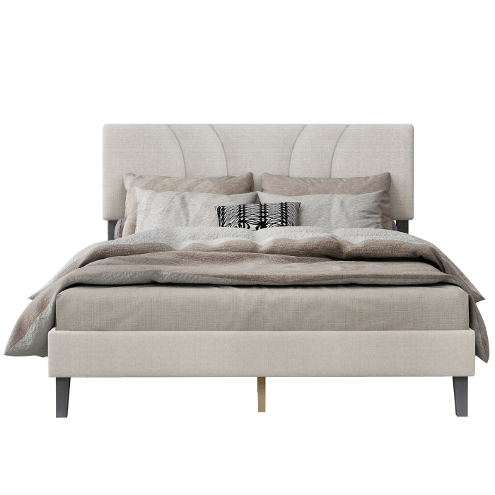 YM18835FSB01 Full Bed (Beige) - YM18835FSB01