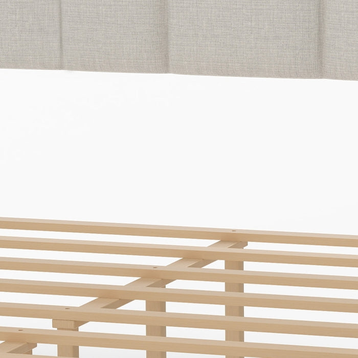 YM18835FSB01 Full Bed (Beige) - YM18835FSB01