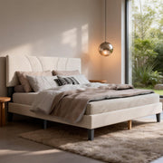 YM18835FSB01 Full Bed (Beige) - YM18835FSB01