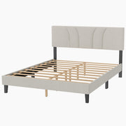 YM18835QSB01 Queen Bed (Beige) - YM18835QSB01