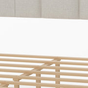 YM18835QSB01 Queen Bed (Beige) - YM18835QSB01