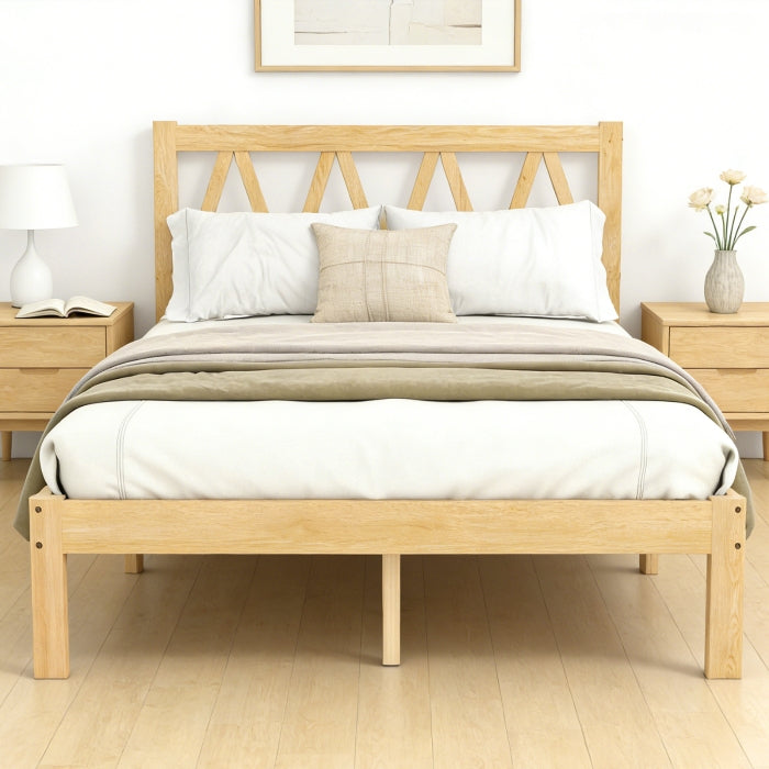YM18835WFB02 Full Wooden Bed - YM18835WFB02
