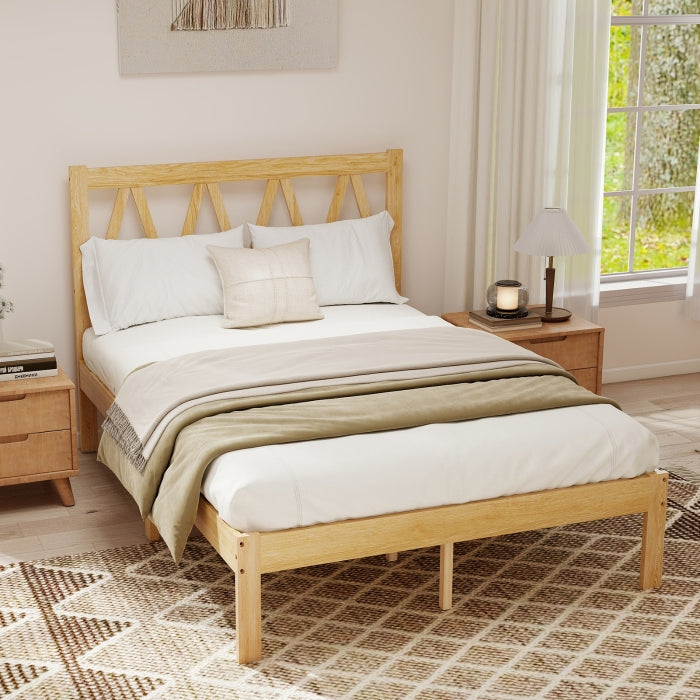 YM18835WFB02 Full Wooden Bed - YM18835WFB02
