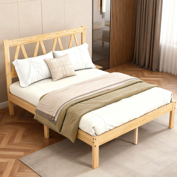 YM18835WFB02 Full Wooden Bed - YM18835WFB02