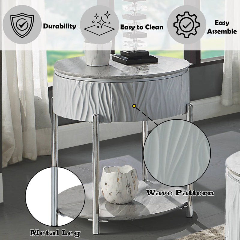 Yukino End Table - LV02412