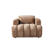 Yulia Coffee Boucle Chair - YULIACOFB-CHAIR