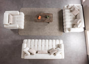 Yulia Ivory Boucle Chair - YULIAIVB-CHAIR