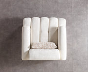 Yulia Ivory Boucle Chair - YULIAIVB-CHAIR