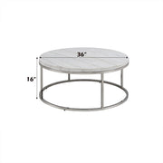 Zaidee COFFEE TABLE W/MARBLE - LV02795