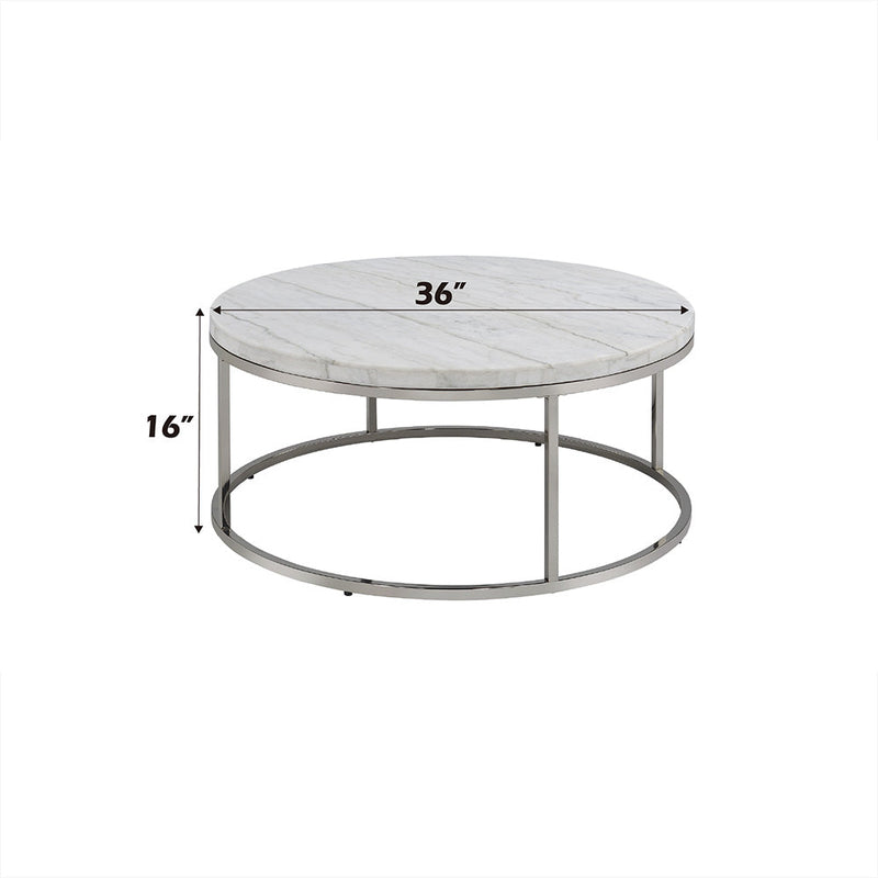 Zaidee COFFEE TABLE W/MARBLE - LV02795